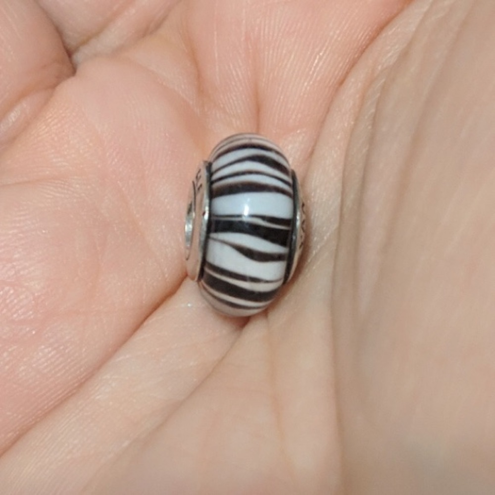 Pandora zebra charm
